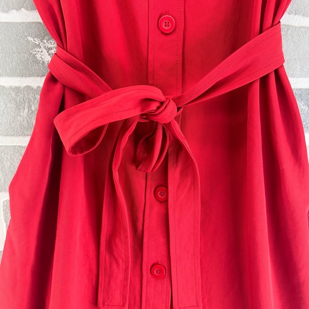 Everlane Red Goweave Picnic Dress Size 2 - Picture 4 of 9